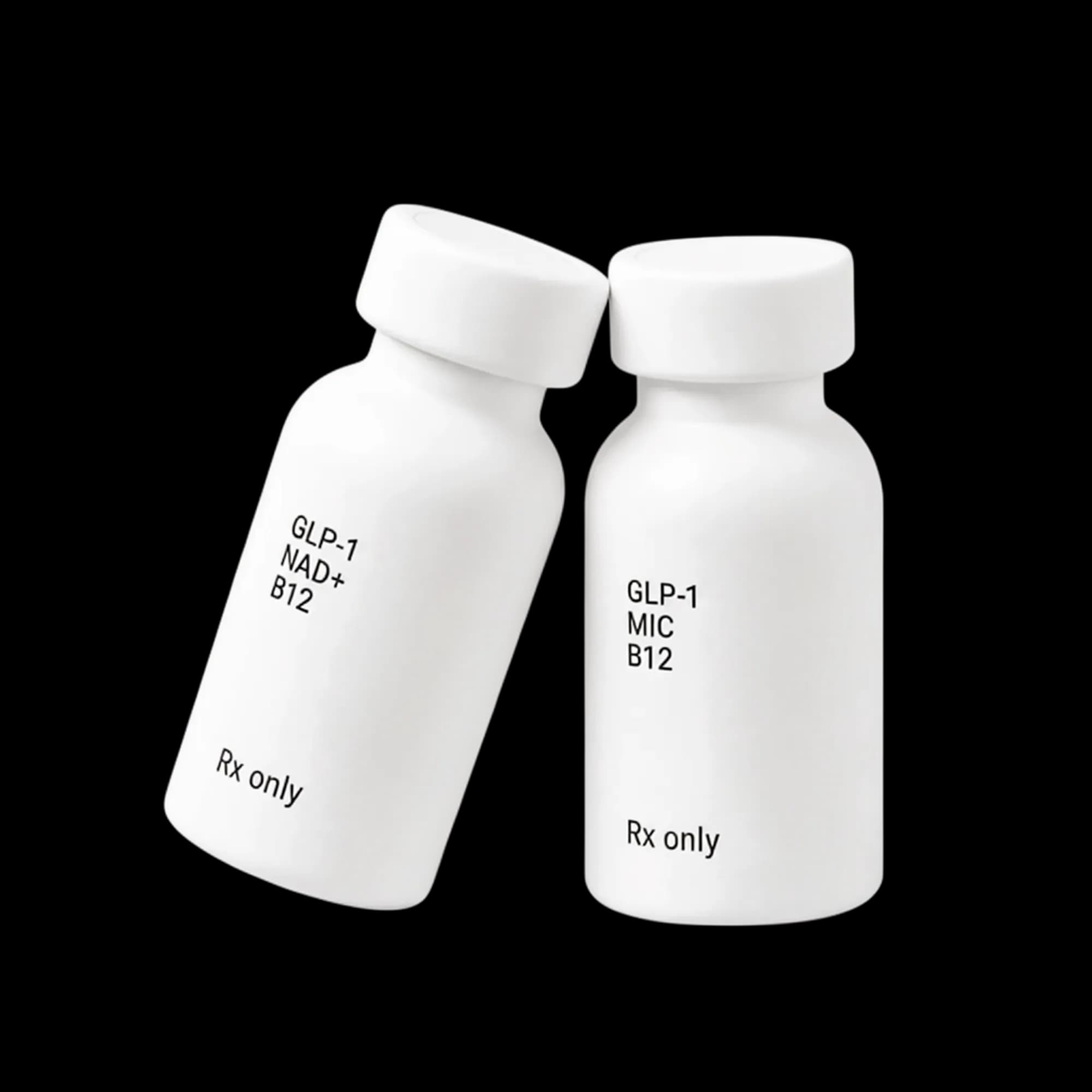 Low-dose GLP-1 microdose vial